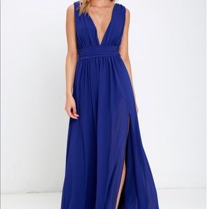 Lulus Heavenly Hues - Royal Blue size M